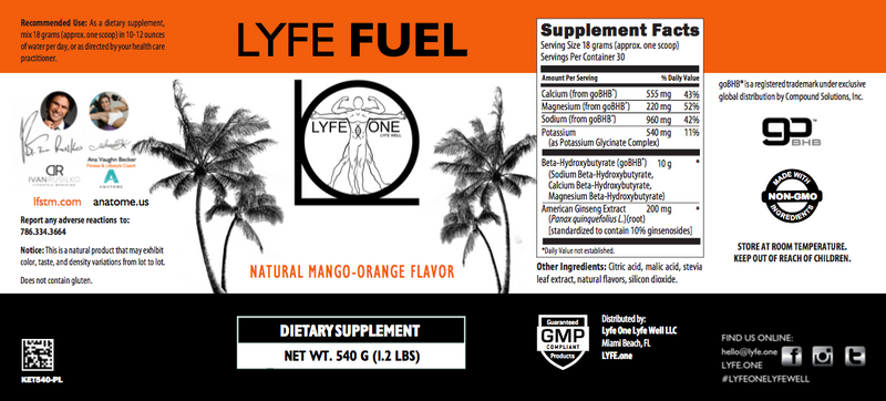 LYFE FUEL Ketosis Nootropic (SOLD OUT)